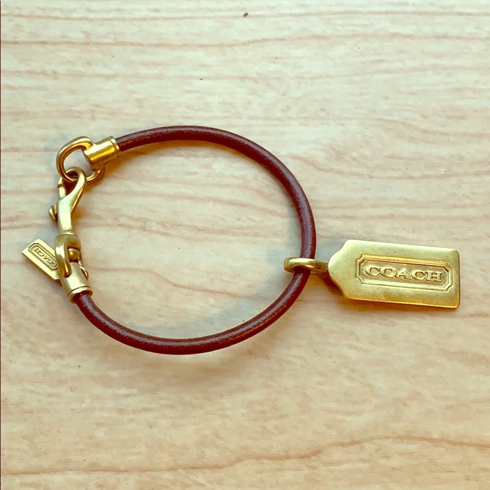 Coach Leather Bracelet